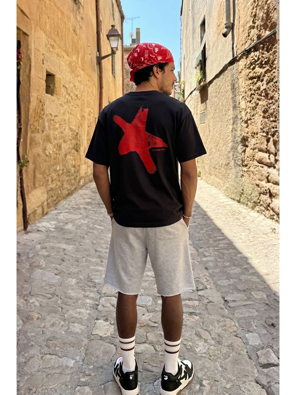 Boxy Star Siyah Premium T-shirt