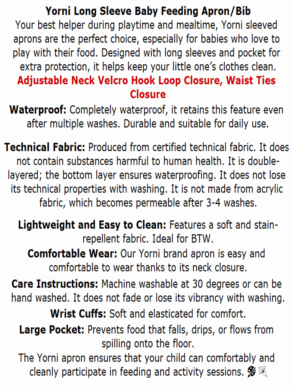 3-6 Yaş, Family, KISA Kollu, Sıvı Geçirmez Önlük, Makinede Yıkanabilir, Boya, Oyun Ve Yemek Zamanı-2