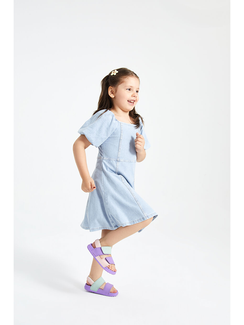 Krixi Hafif Kız Bebek Lila Sandalet-1