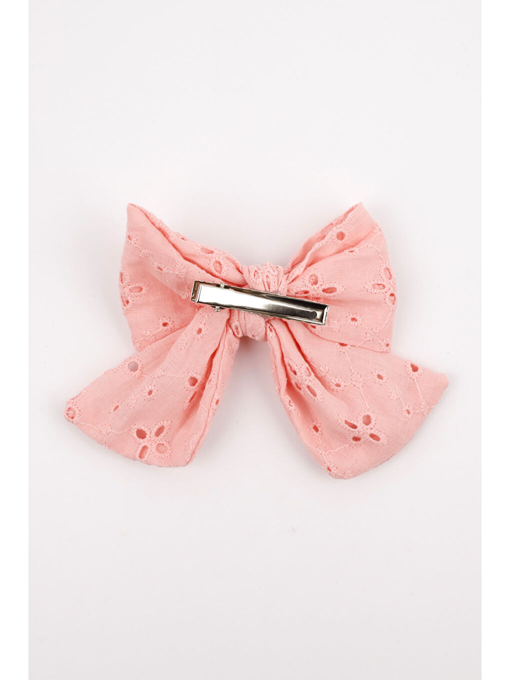 Pembe Somon Fisto Fiyonk Kız Çocuk Klips Toka-1