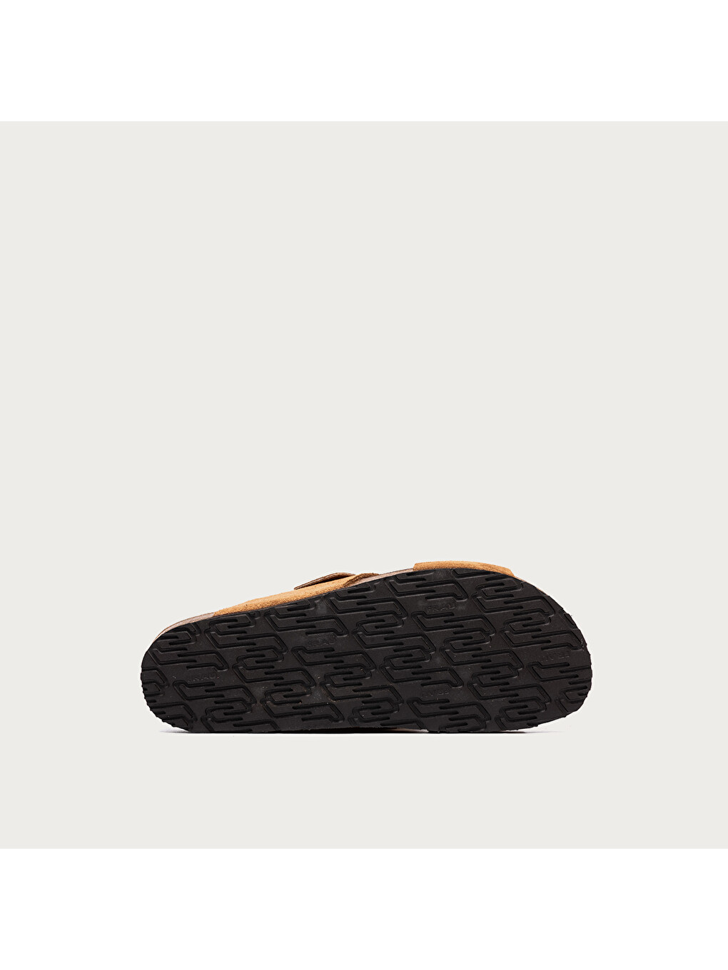 Kahverengi Kadın Terlik 17b3 Velour-s Suede Crossover-strap Slıders-4