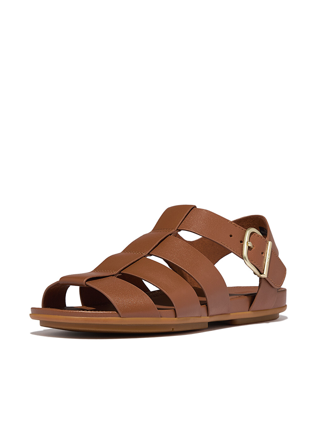 Kahverengi Kadın Sandalet A4b-001/c15 Gracıe Leather Fısherman Sandals-2