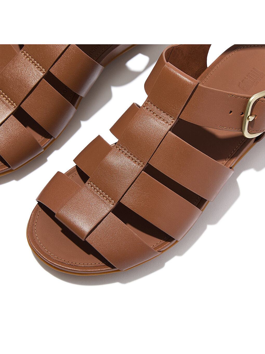 Kahverengi Kadın Sandalet A4b-001/c15 Gracıe Leather Fısherman Sandals-3