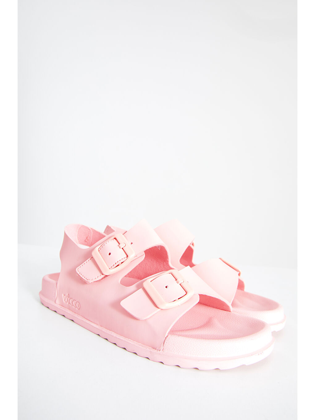 Pembe Miyu Hafif Kız Bebek Pudra Sandalet-1