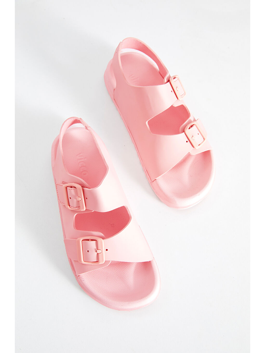 Pembe Miyu Hafif Kız Çocuk Pudra Sandalet-1