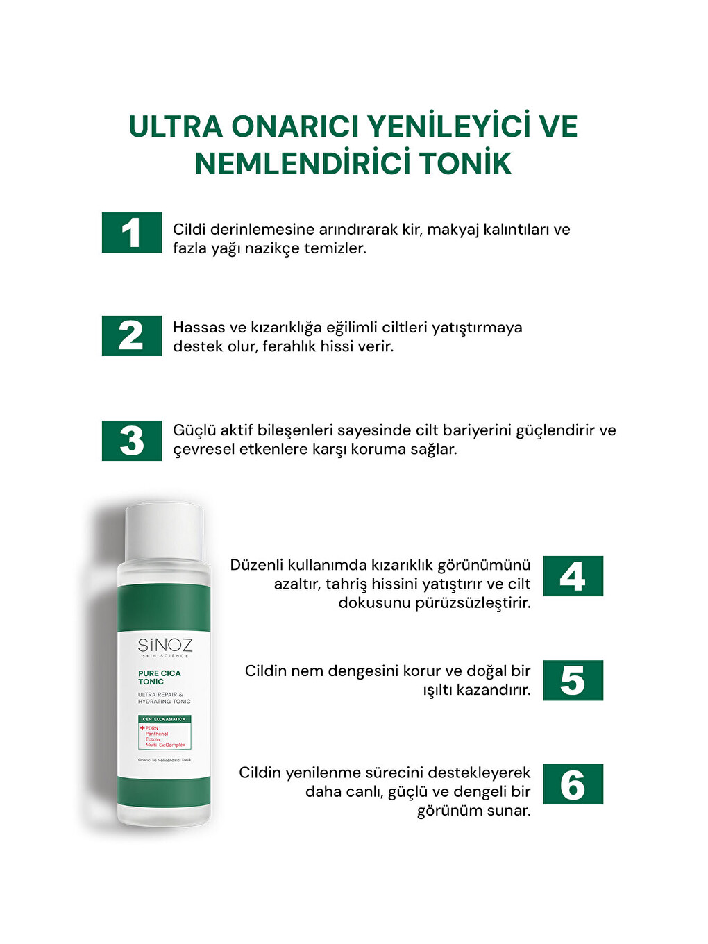 Pure Cica Onarıcı Yenileyici Ve Nemlendirici Pdrn Tonik 200 Ml-1