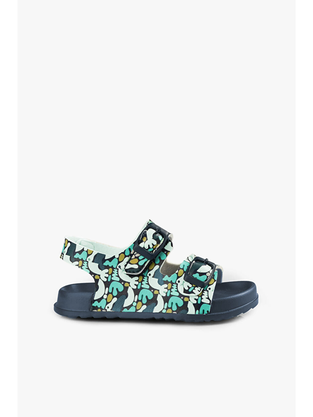Miyu II Baskılı Erkek Bebek Lacivert Sandalet-2
