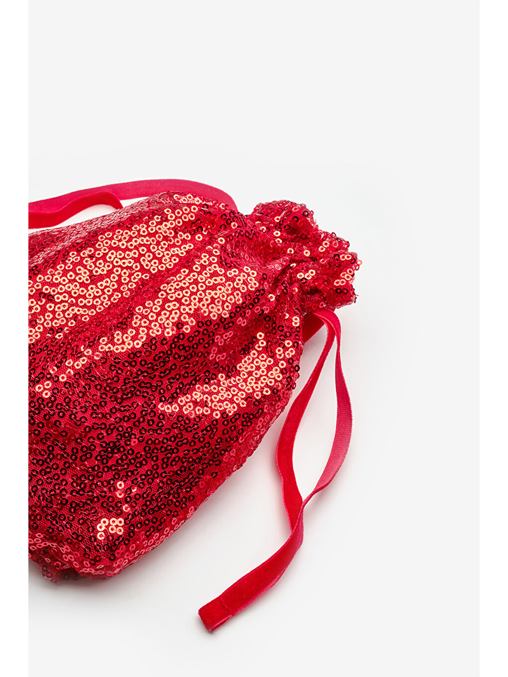 Kırmızı Pul Payetli Kız Çocuk Çanta-1