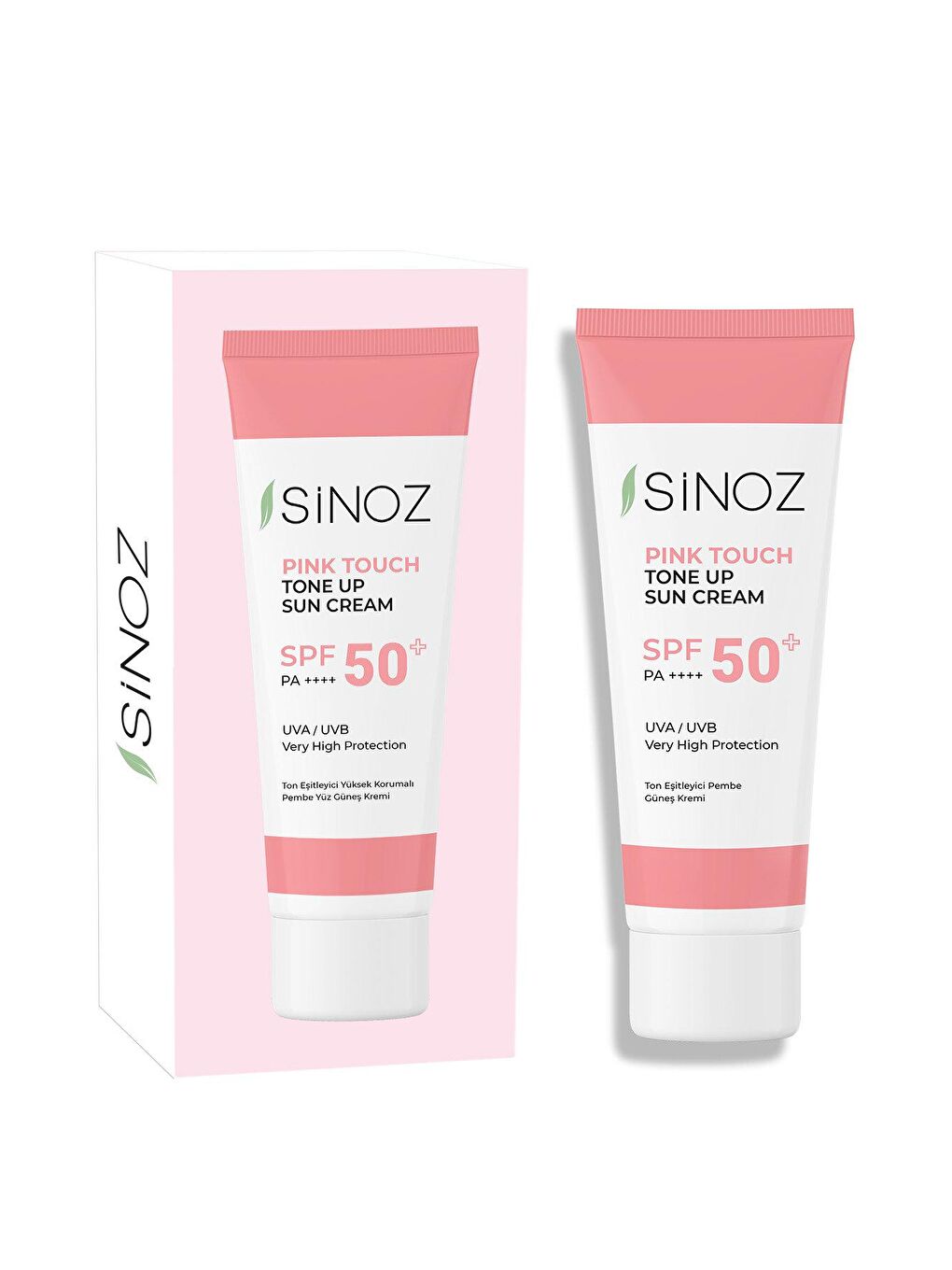 Sinoz Pembe Pink Touch SPF 50+ Ton Eşitleyici Pembe Yüz Güneş Kremi 50 ml Tüm Ciltler İçin - 4