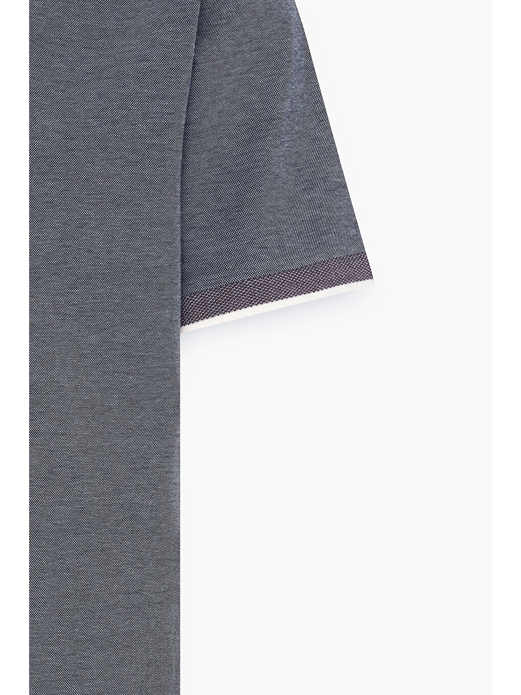 Erkek Antrasit Slim Fit Dar Kesim Pamuklu Polo Yaka Tişört-7