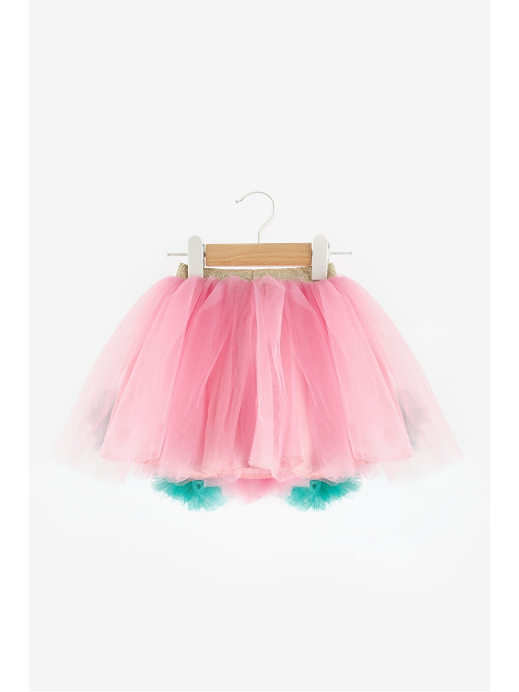 Pembe Ponpon Detaylı Kız Çocuk Etek - Hilda-3