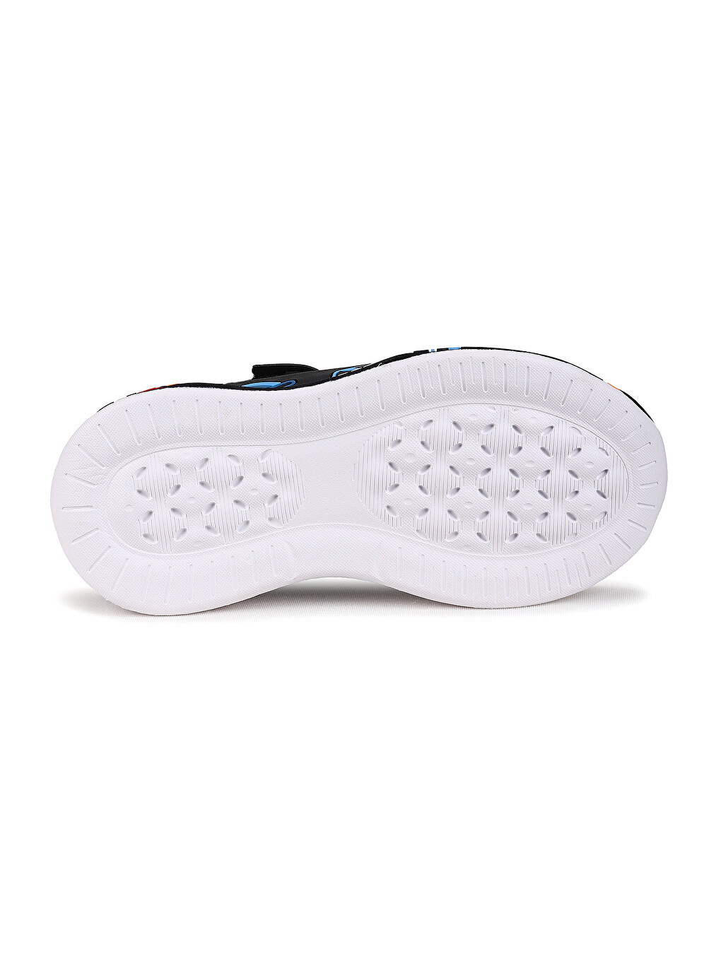 Siyah Velcro Işıklı Günlük Cırtlı Erkek Çocuk Spor Ayakkabı-4