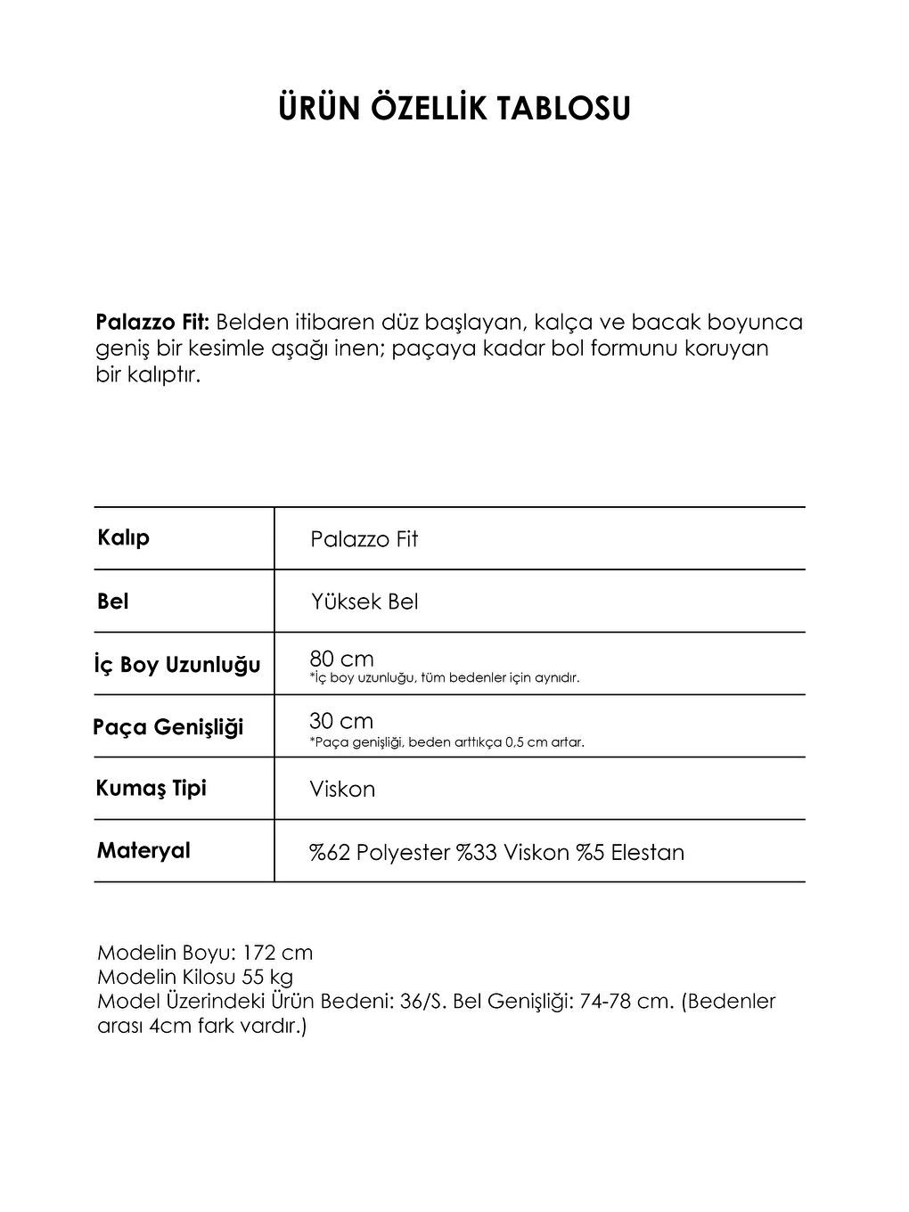Kadın Gri Renk Neptun S5-12 Kemer Detaylı Palazzo Fit Pileli Pantolon-4