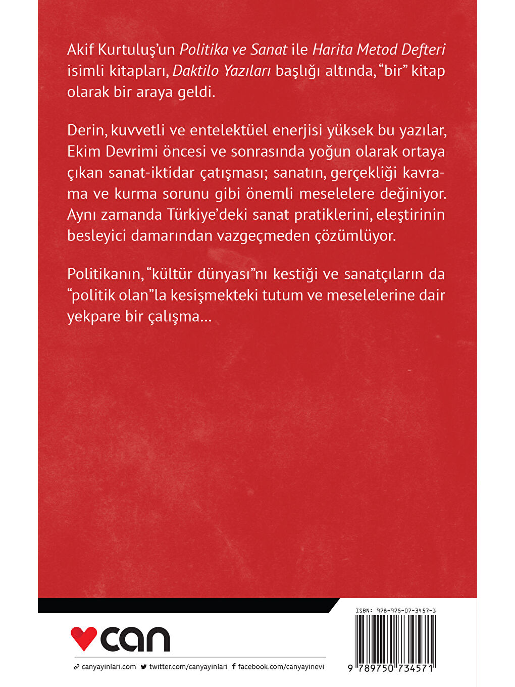 Can Yayınları Renksiz Daktilo Yazıları - 2