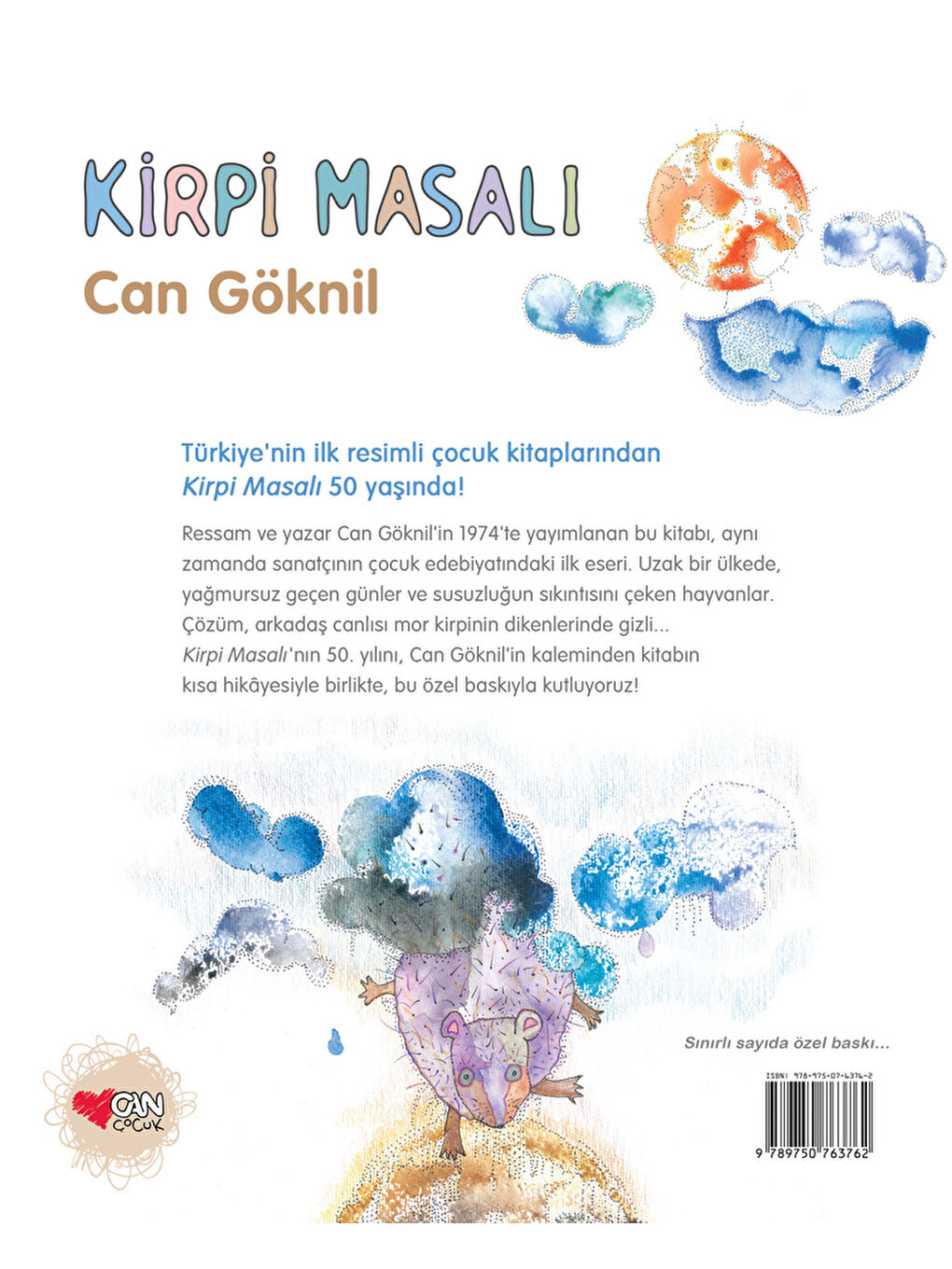 Can Çocuk Yayınları Renksiz Kirpi Masalı - 2