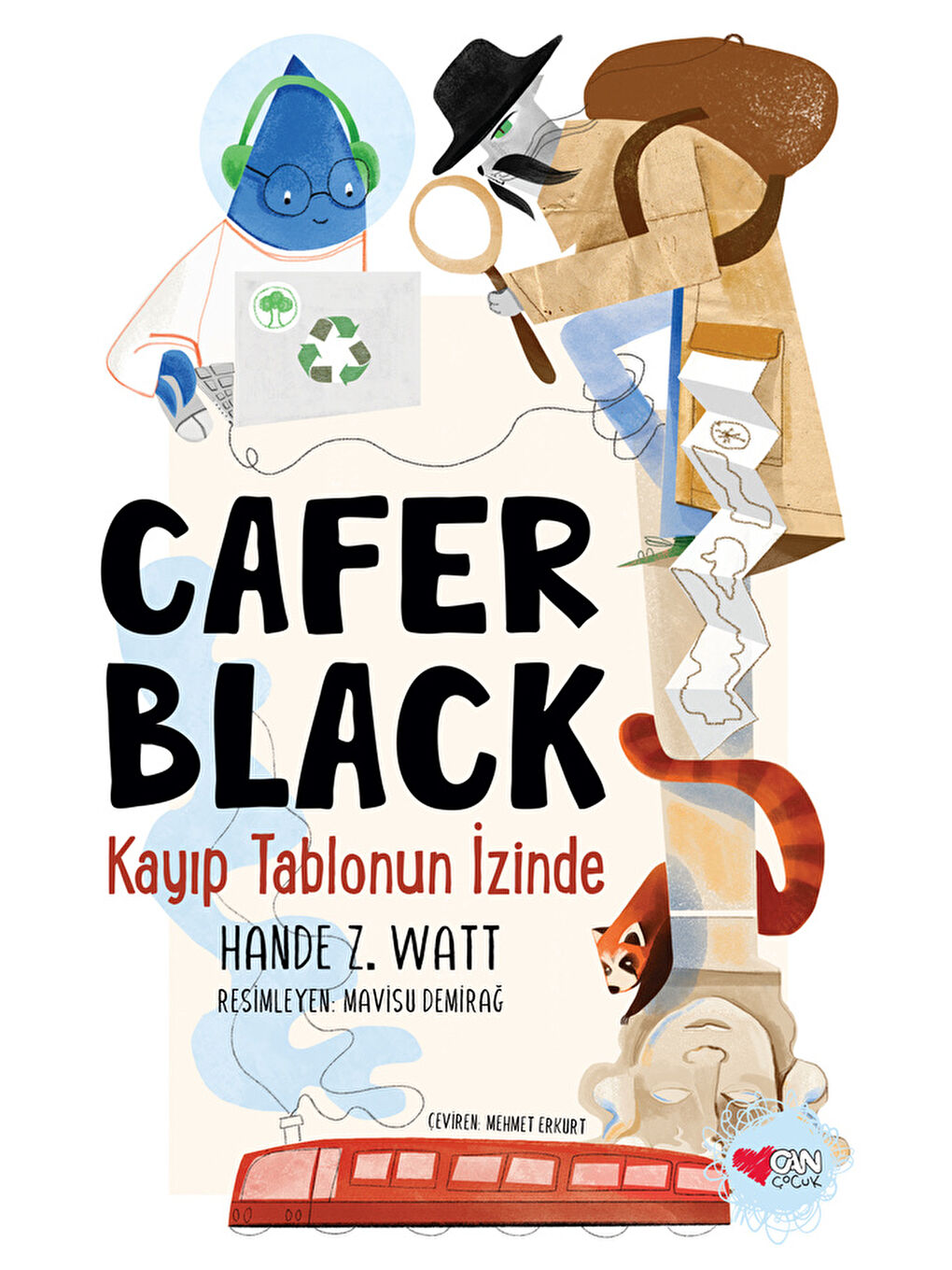 Can Çocuk Yayınları Renksiz Cafer Black 1:Kayıp Tablonun İzinde