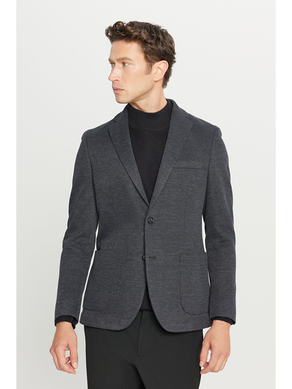 Antrasit Erkek Blazer Ceket