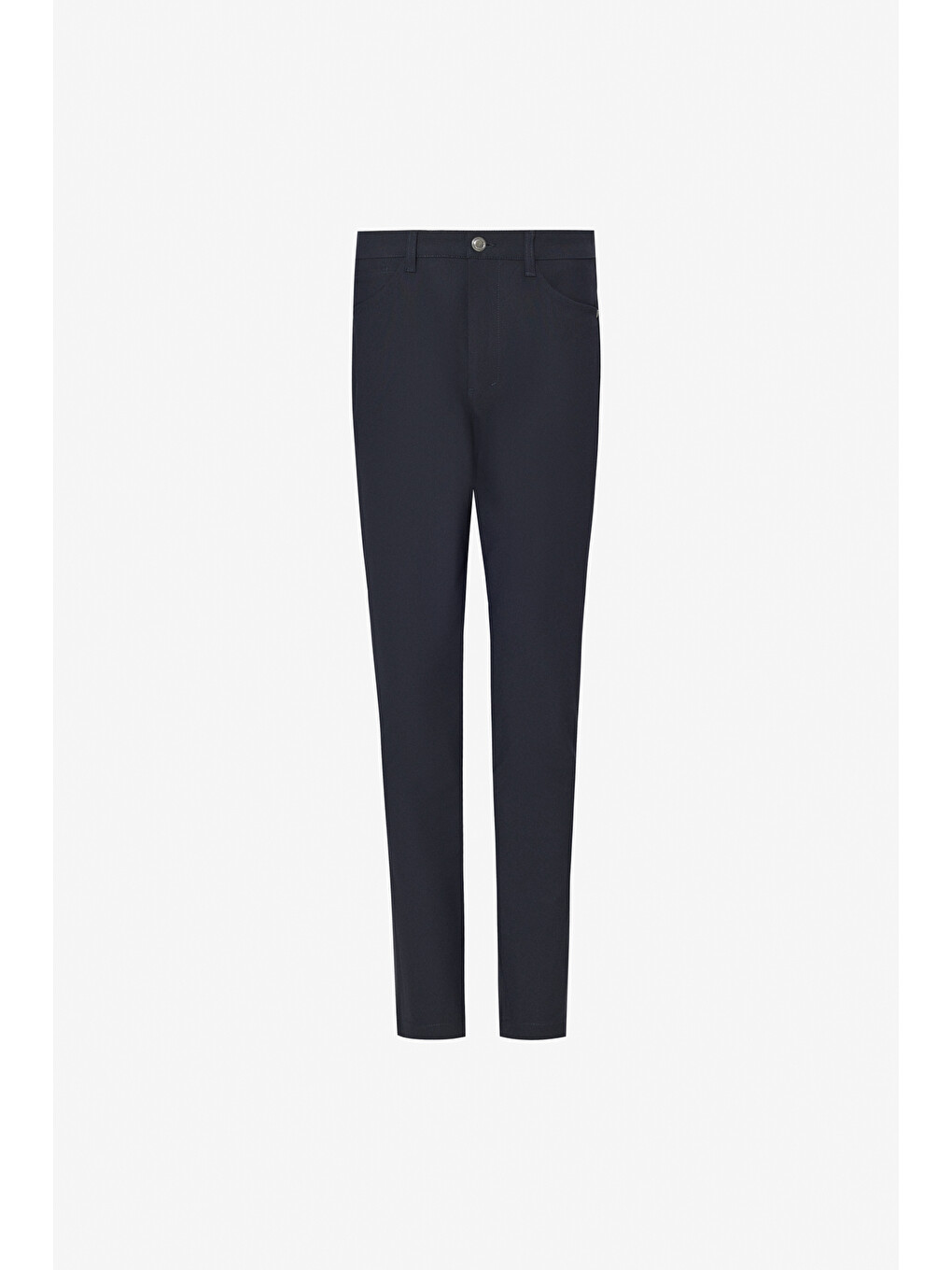 Erkek Lacivert Slim Fit Dar Kesim 5 Cepli Casual Pantolon-6
