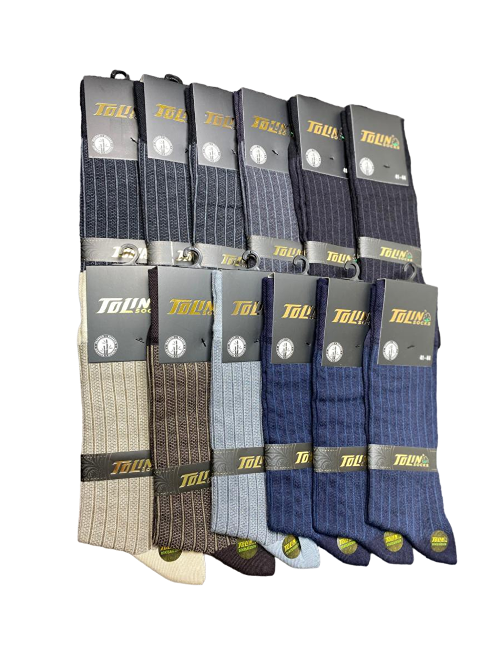 Bambu Erkek Karışık Renk Dikişsiz 12'li Soket Çorap Seti 14178-1