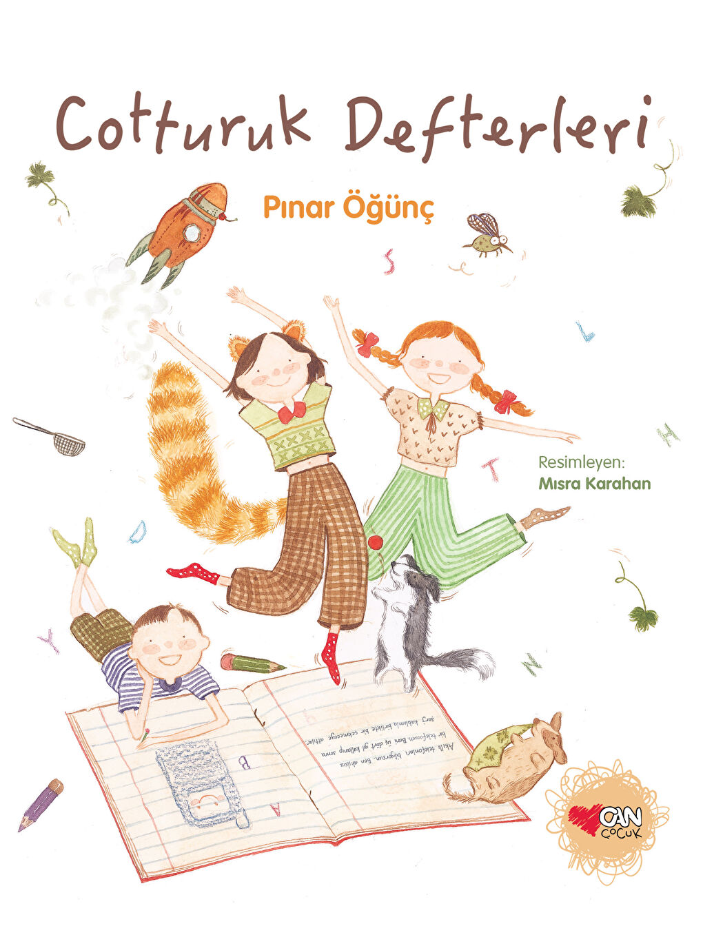 Can Çocuk Yayınları Renksiz Cotturuk Defterleri