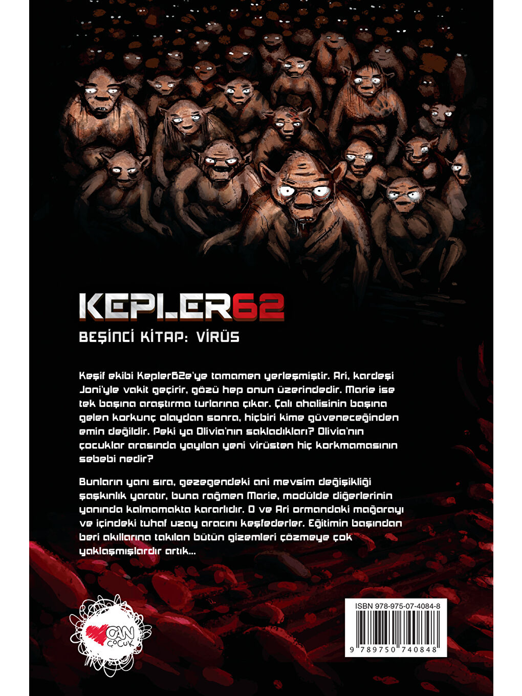 Can Çocuk Yayınları Renksiz Kepler62: Virüs - 2