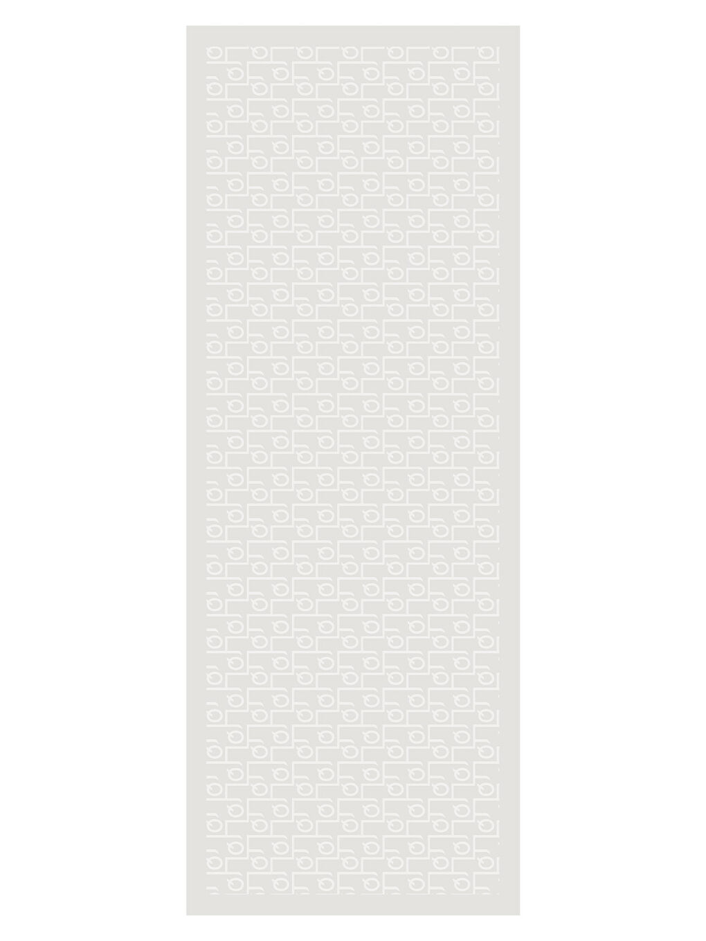İpek Jakar Monogram Şal Ekru-3