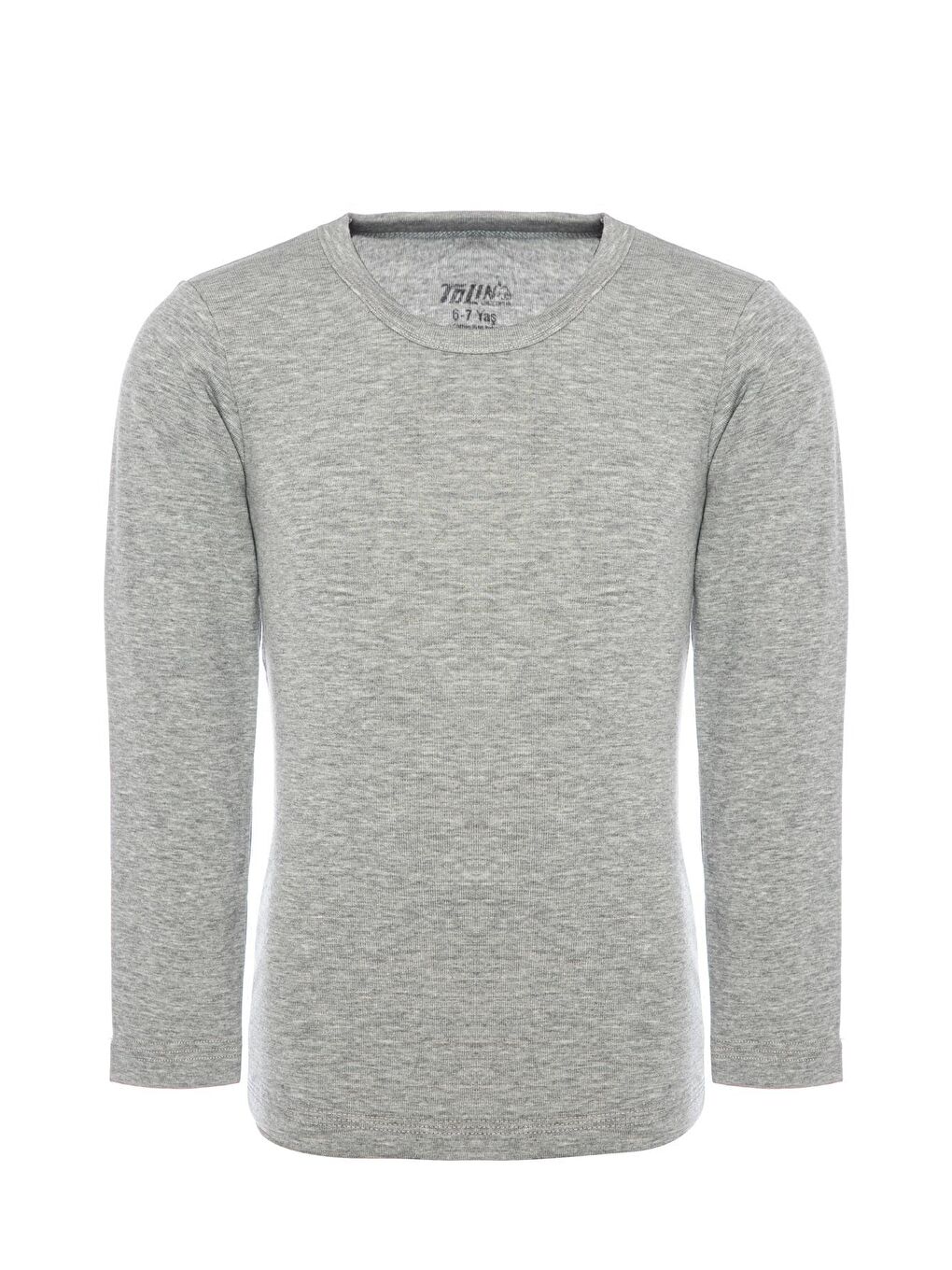 Erkek Çocuk Termal Uzun Kollu Üst İçlik Gri Melanj 6390-4