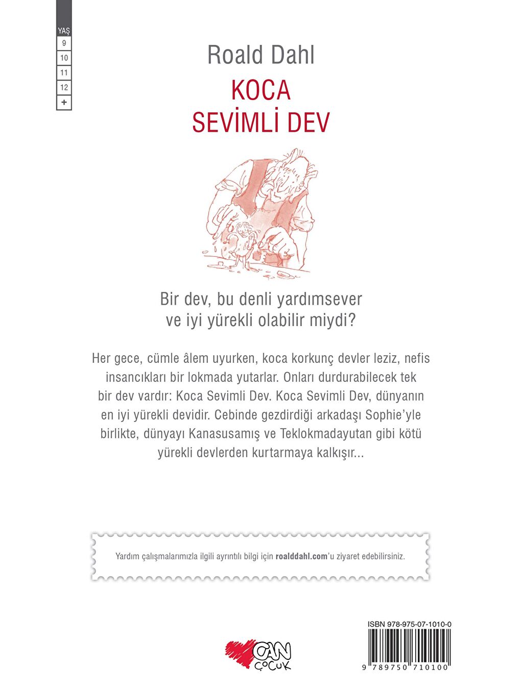 Can Çocuk Yayınları Renksiz Koca Sevimli Dev-Roald Dahl - 1