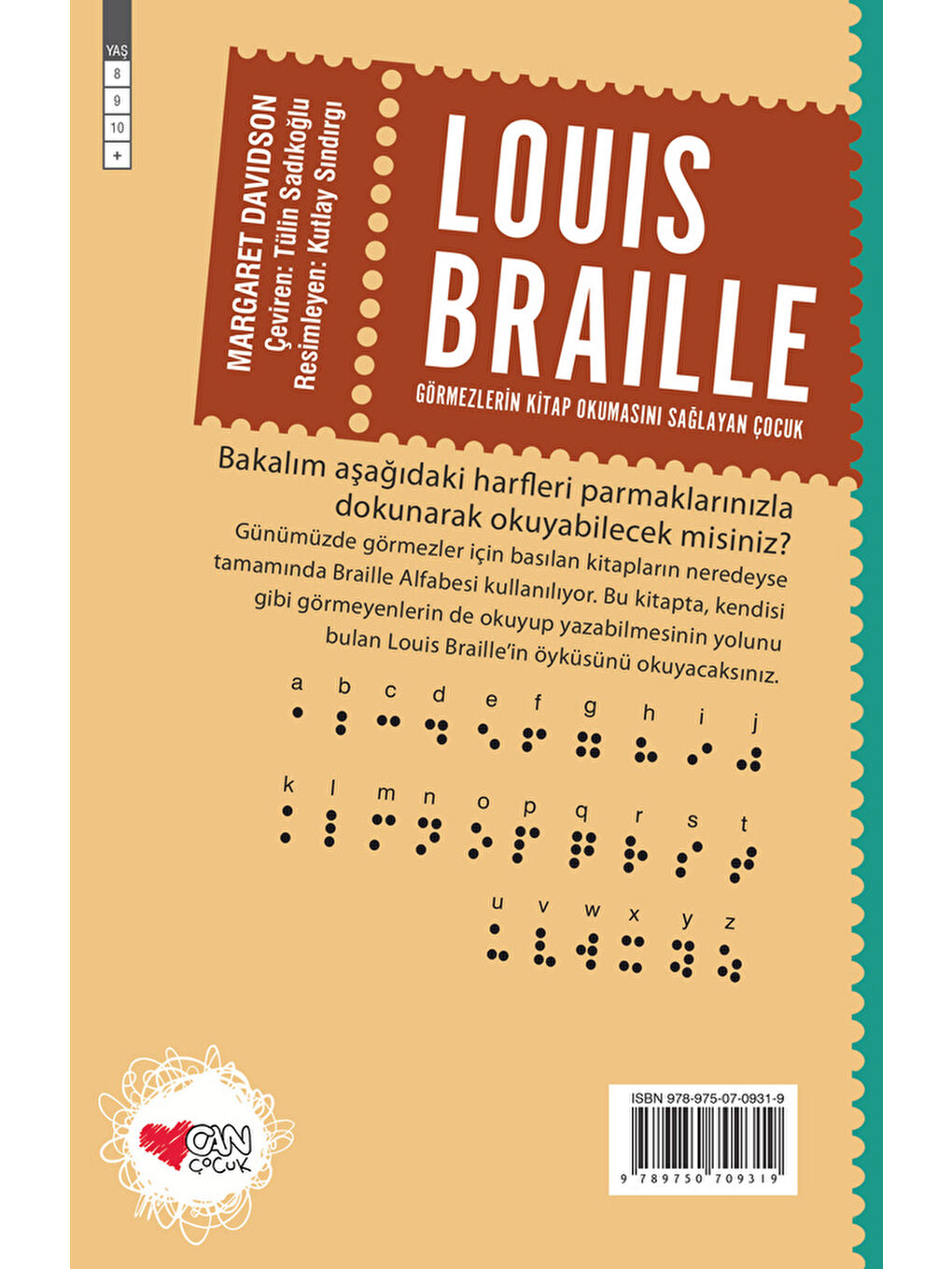 Can Çocuk Yayınları Louis Braille - 1