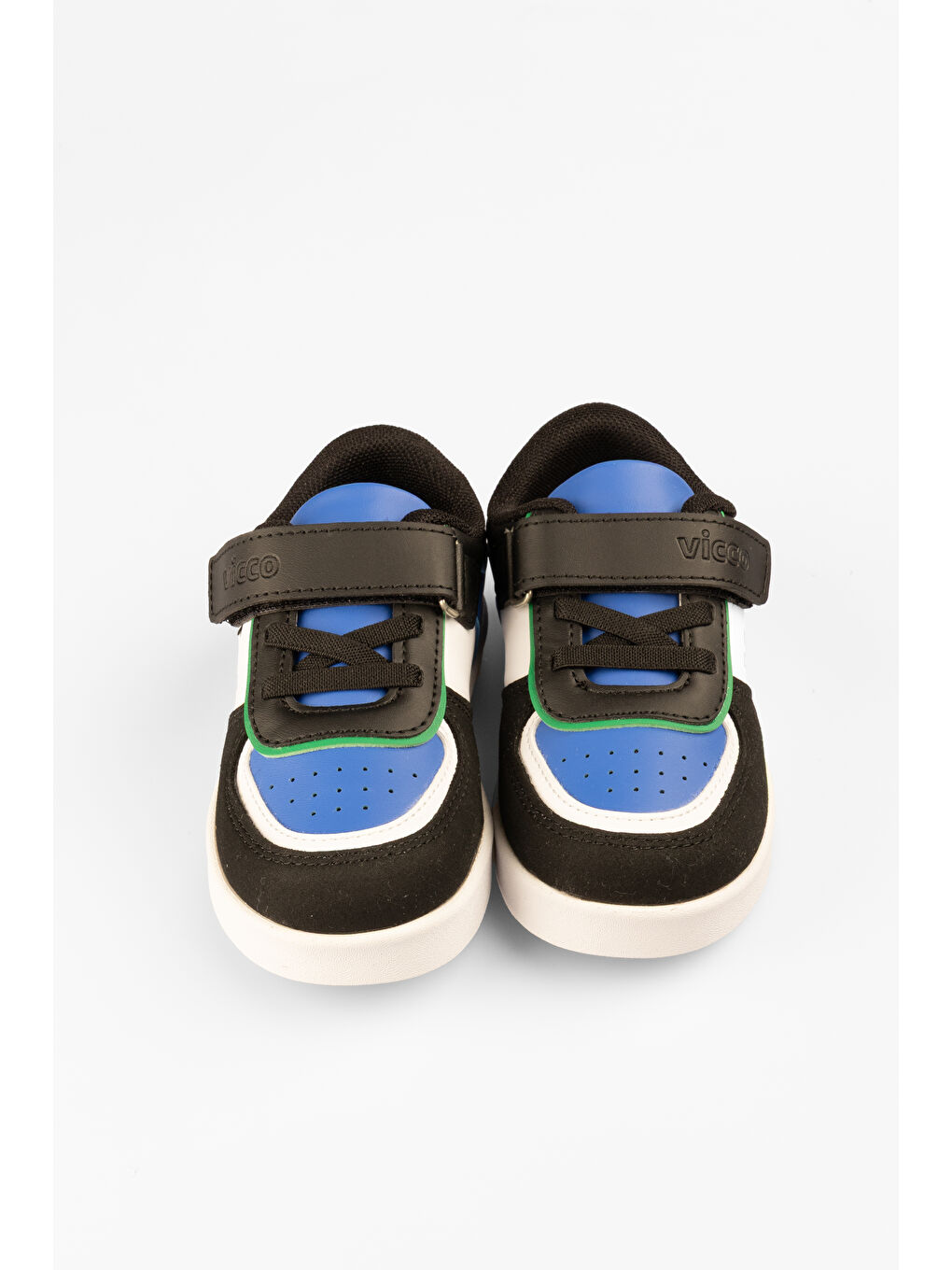 Sam Işıklı Erkek Bebek Siyah/Saks Mavi Sneaker-1