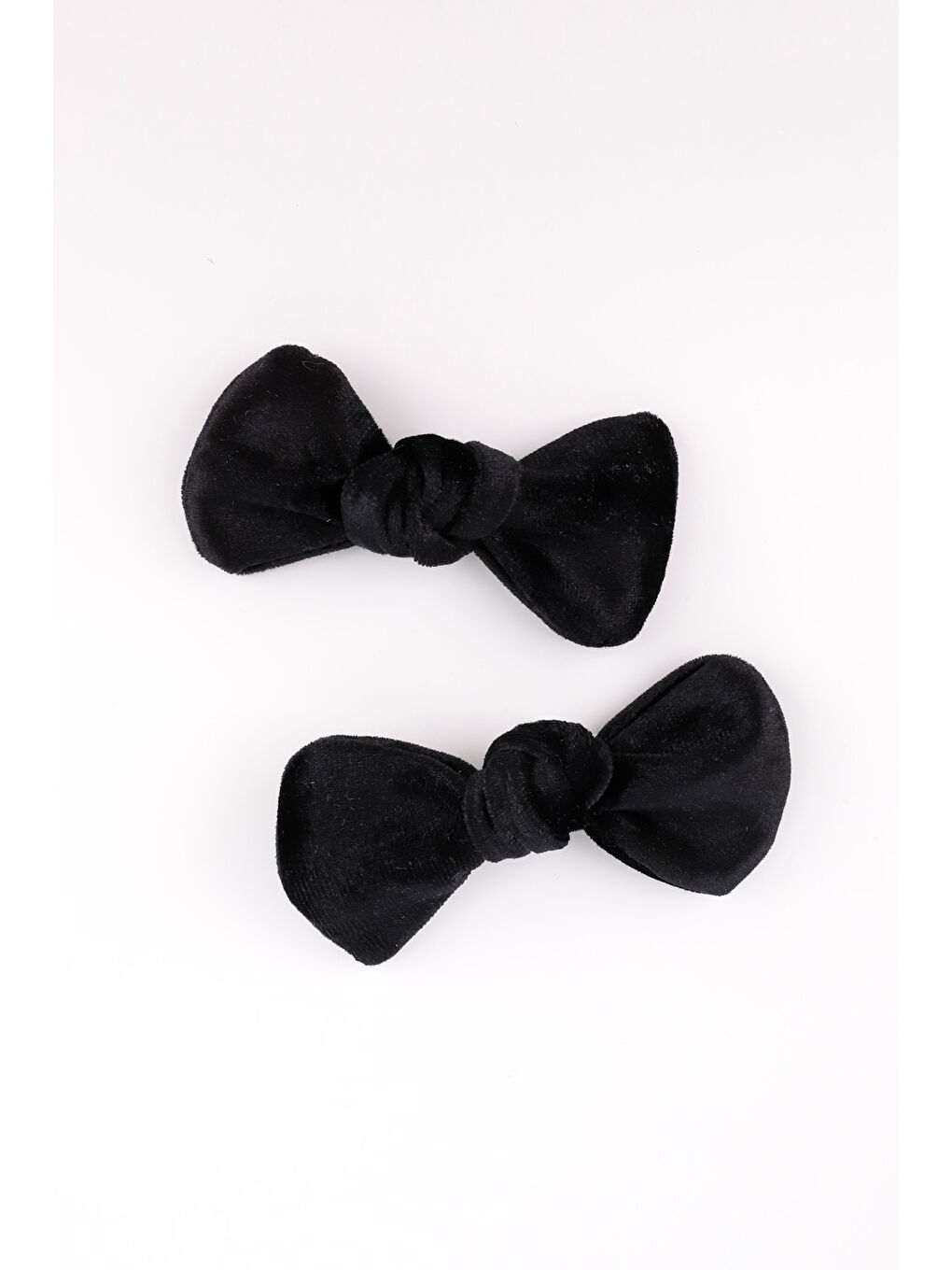 Siyah 2'li Kadife Kız Çocuk Klips Toka-1