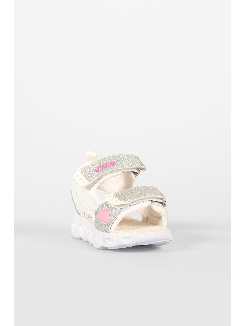 Roy Işıklı Kız Bebek Beyaz Sandalet-2