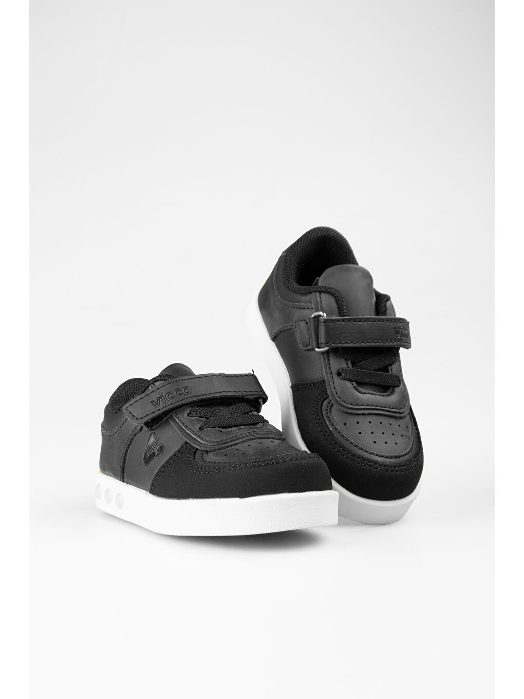 Sam Işıklı Unisex Çocuk Siyah/Beyaz Sneaker-5