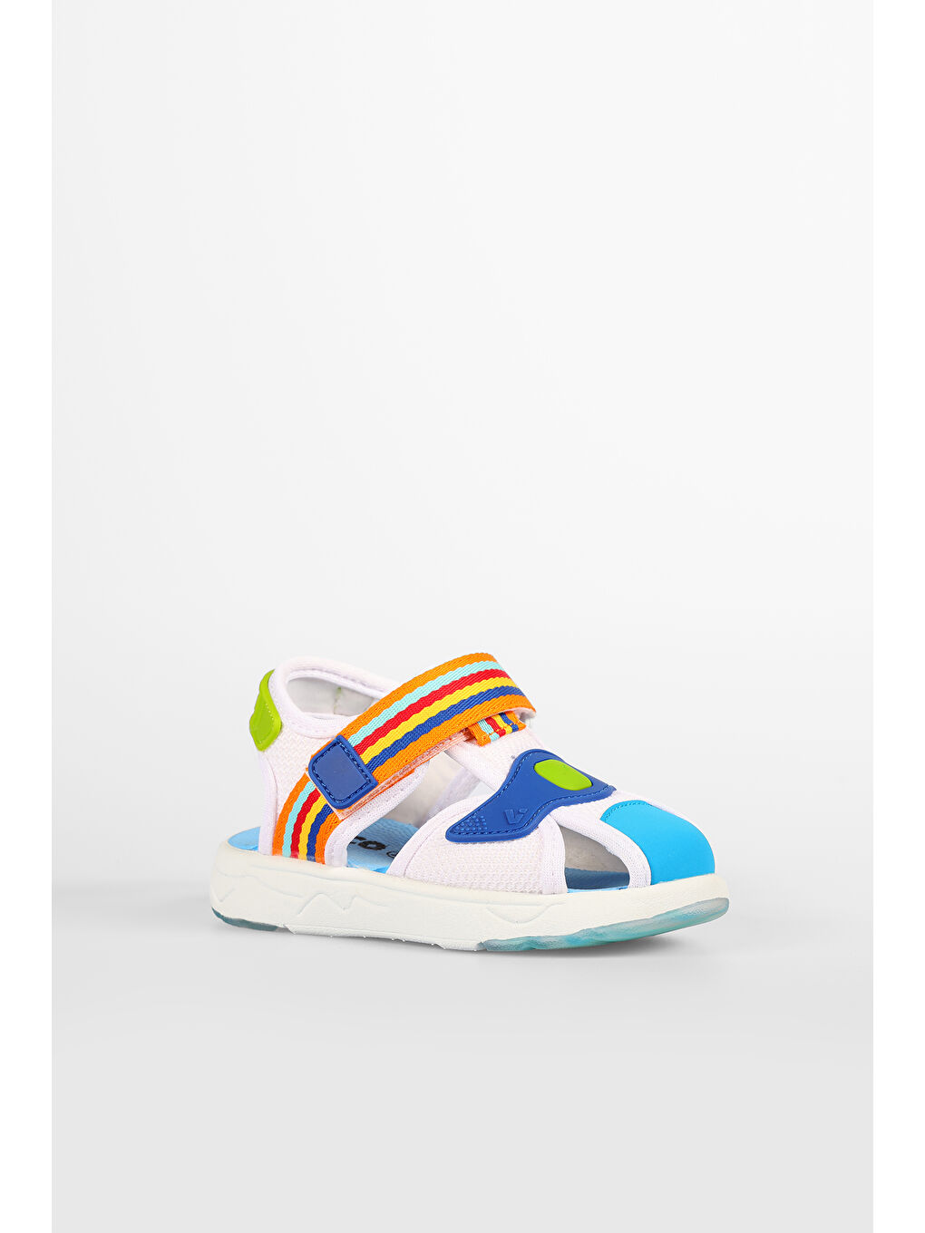 Flow II Hafif Erkek Bebek Beyaz/Saks Mavi Sandalet-2