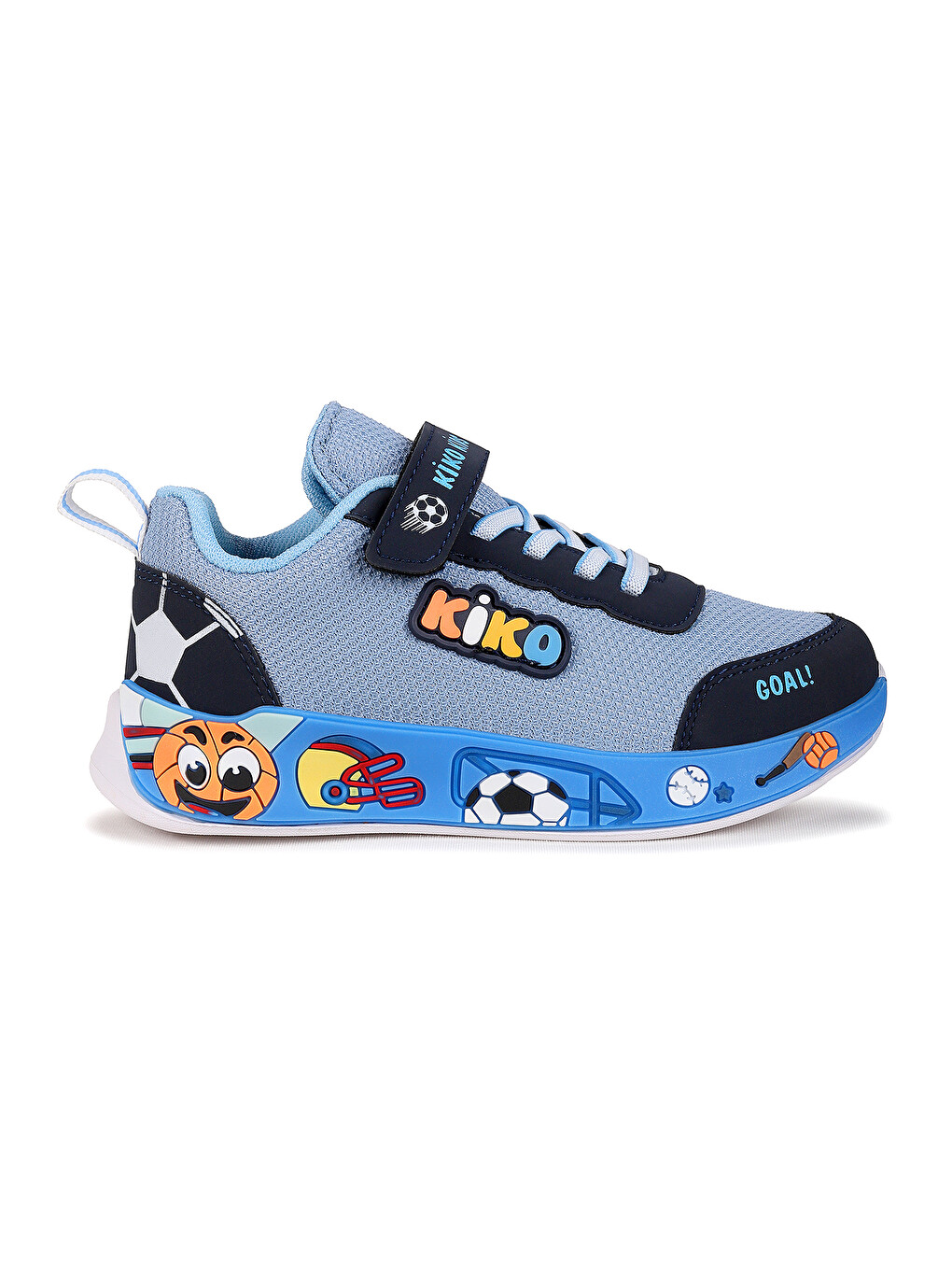 Lacivert Velcro Günlük Cırtlı Erkek Çocuk Spor Ayakkabı-3
