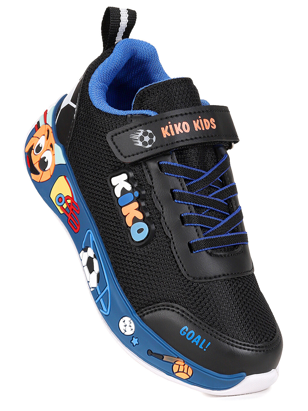 Siyah Velcro Günlük Cırtlı Erkek Çocuk Spor Ayakkabı
