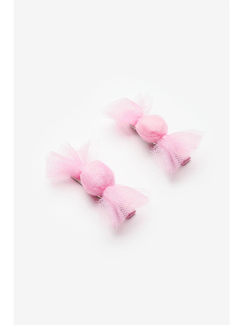 Pembe Şeker Figürlü Kız Çocuk 2'li Klips Toka-1