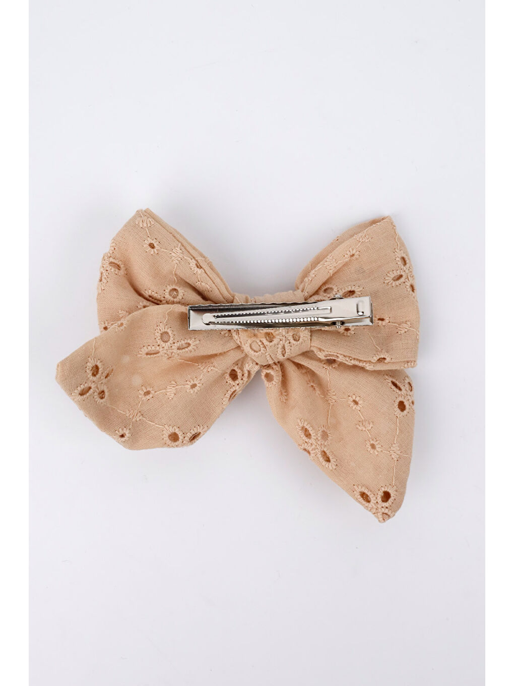 Bej Fisto Fiyonk Kız Çocuk Klips Toka-1