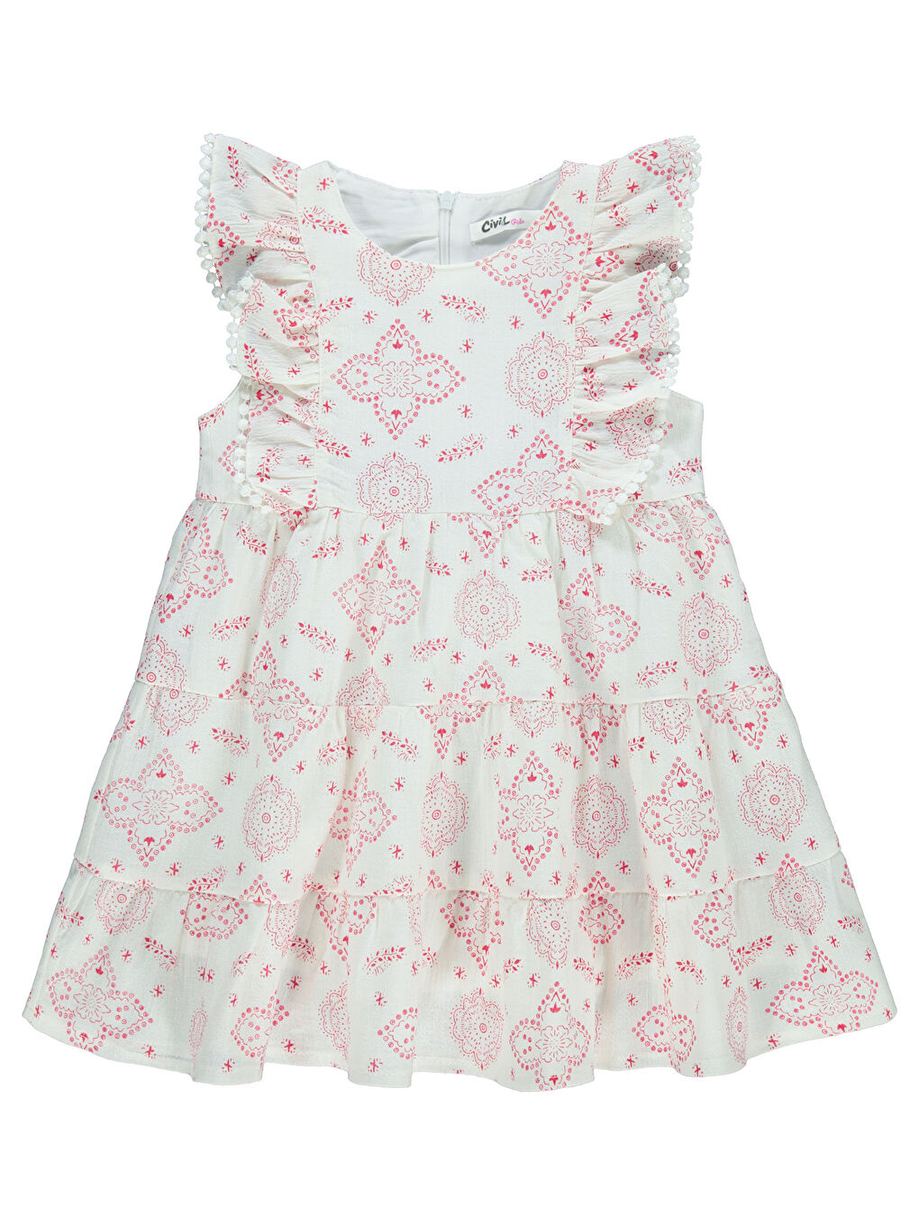 Girls Kız Çocuk Elbise 2-5 Yaş Pembe-2