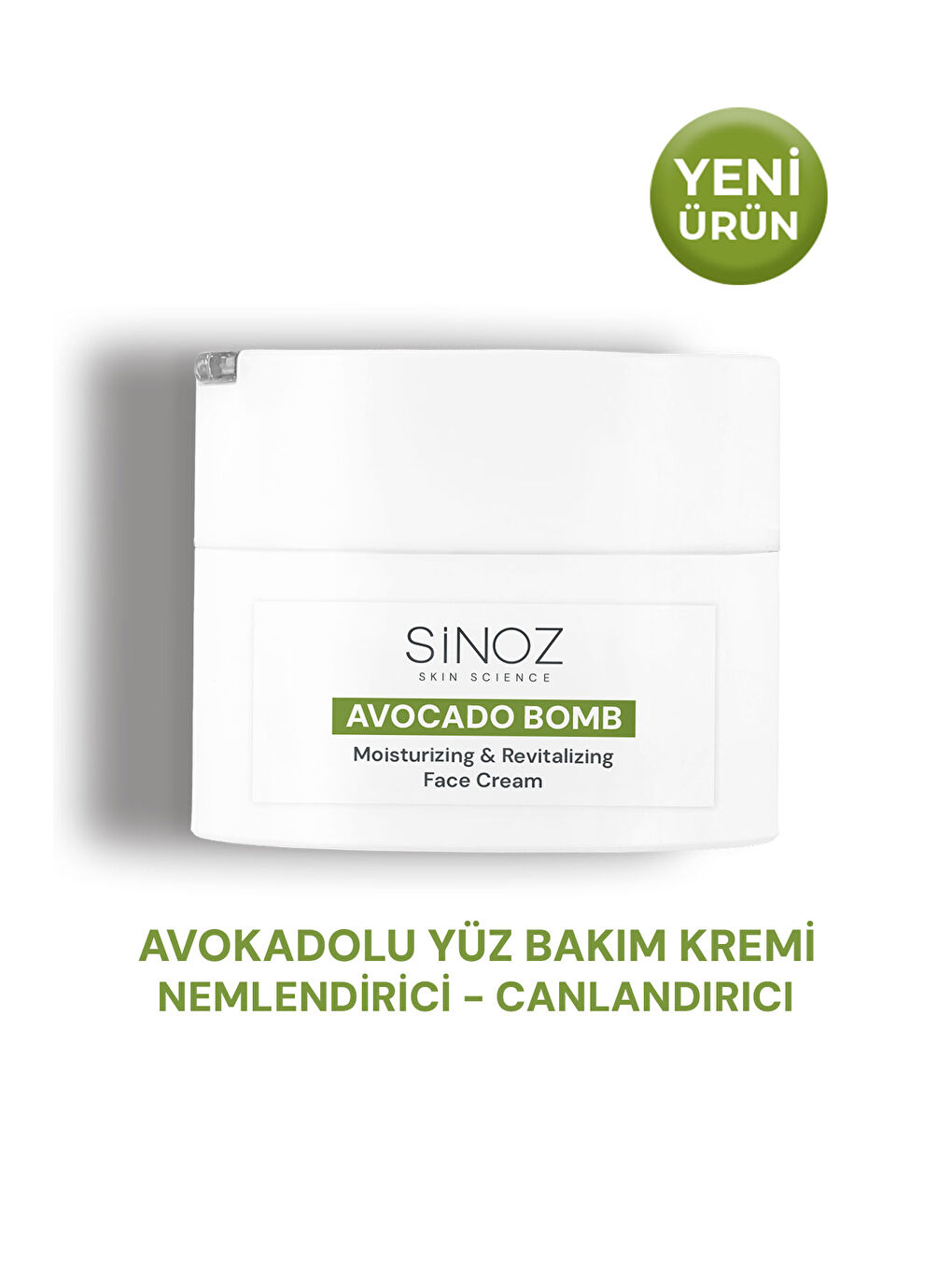 Avokado Bomb Canlandırıcı Nemlendirici Yüz Bakım Kremi 50 Ml