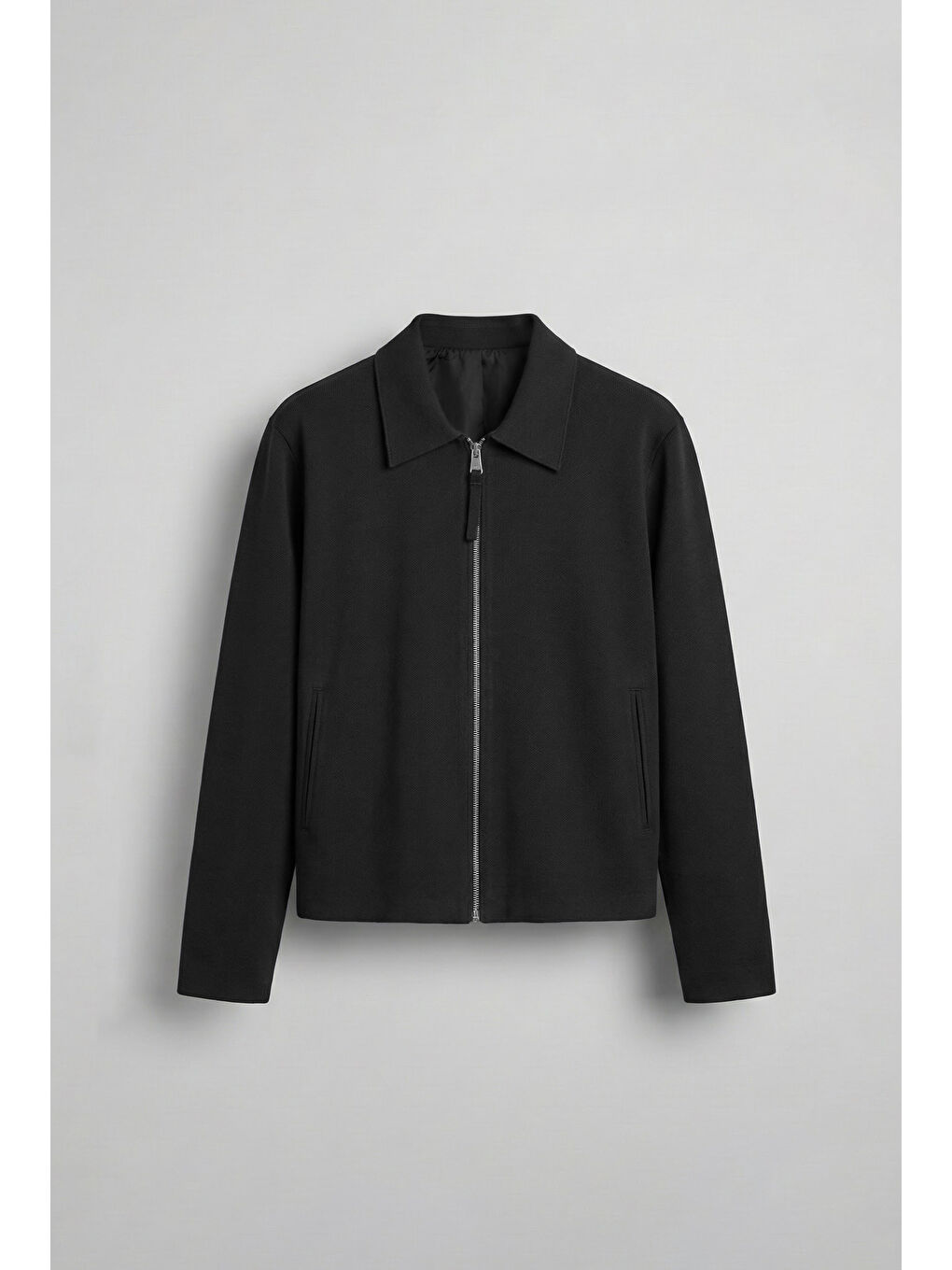 Erkek Boxy Fit Rahat Ceket Siyah