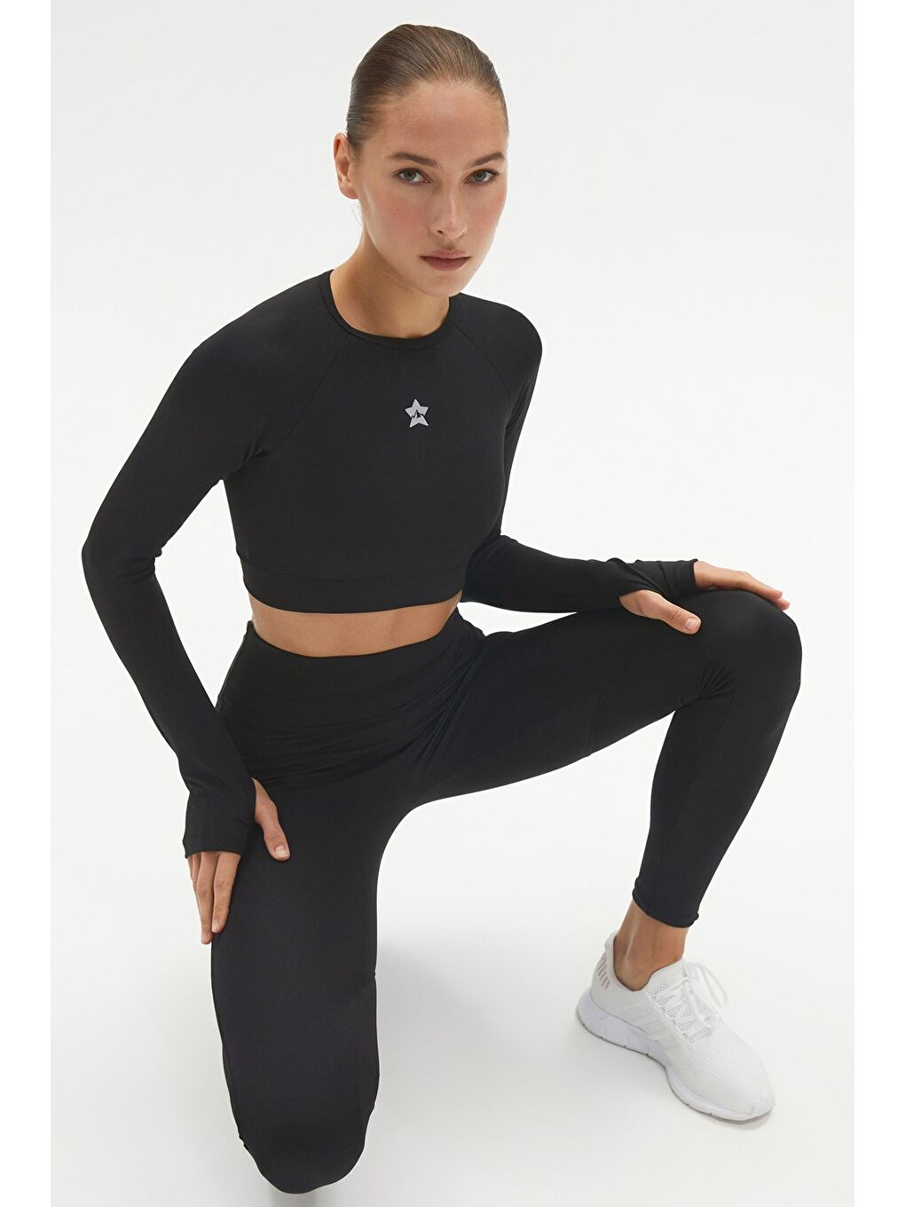 Joystar Siyah Push-Up Özellikli Spor Tayt - 2