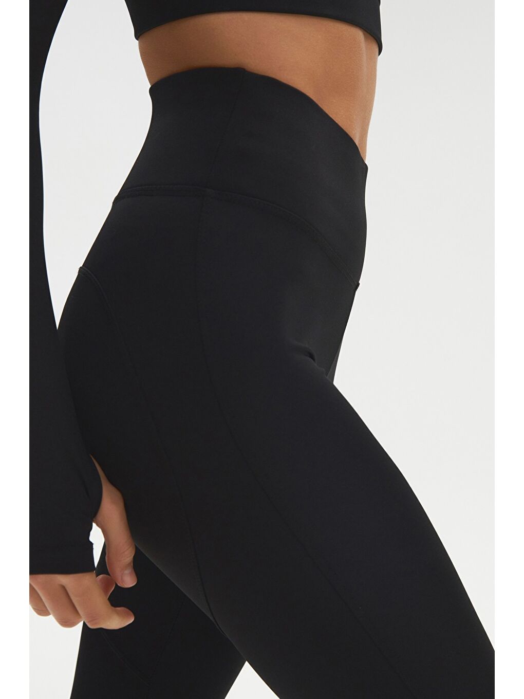 Joystar Siyah Push-Up Özellikli Spor Tayt - 5