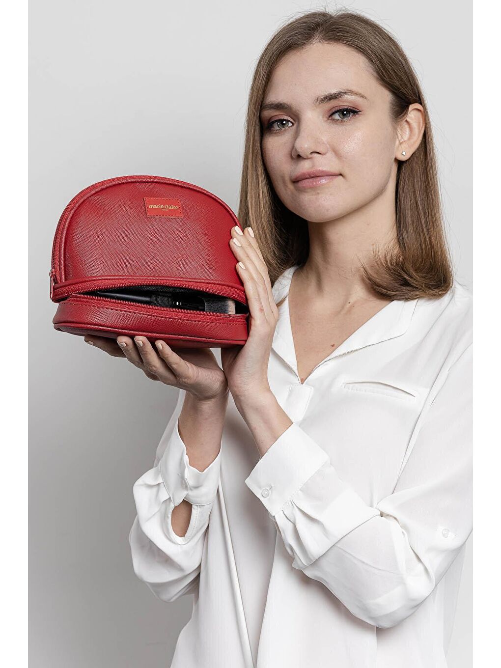 Kırmızı Kadın Makyaj Çantası Lou MC222111604