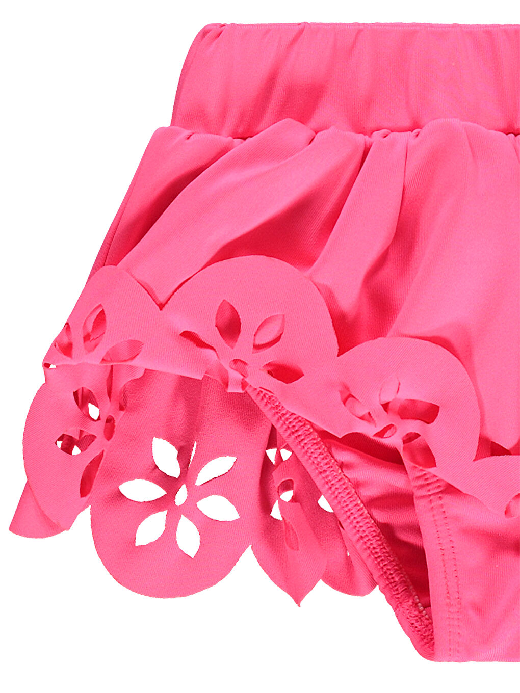 Girls Kız Çocuk Mayo Set 2-12 Yaş Neon Pembe-4