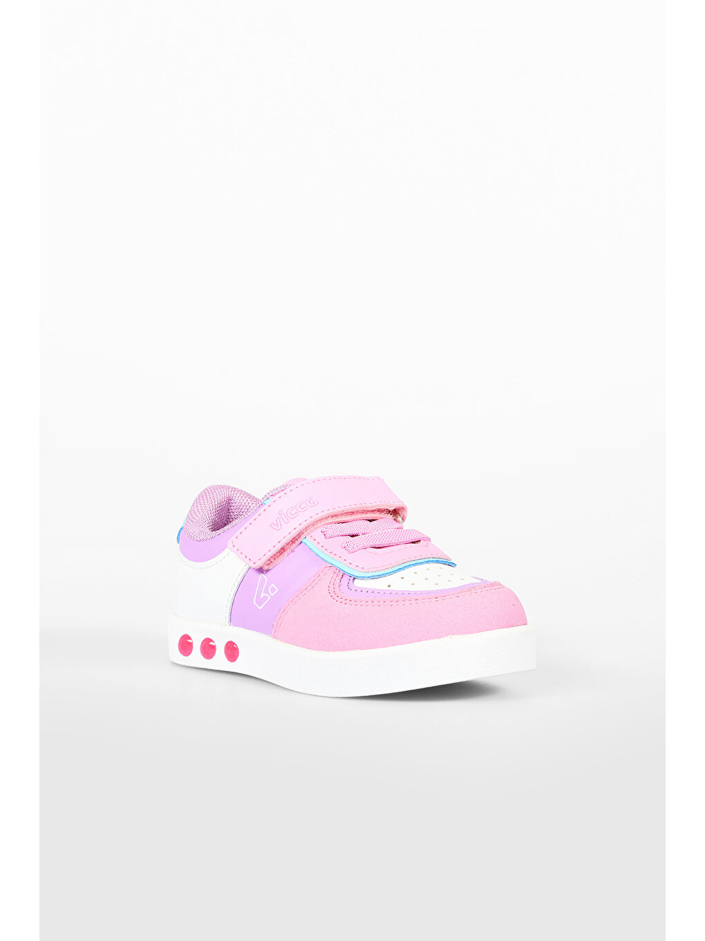 Sam Işıklı Kız Bebek Pembe Sneaker-3