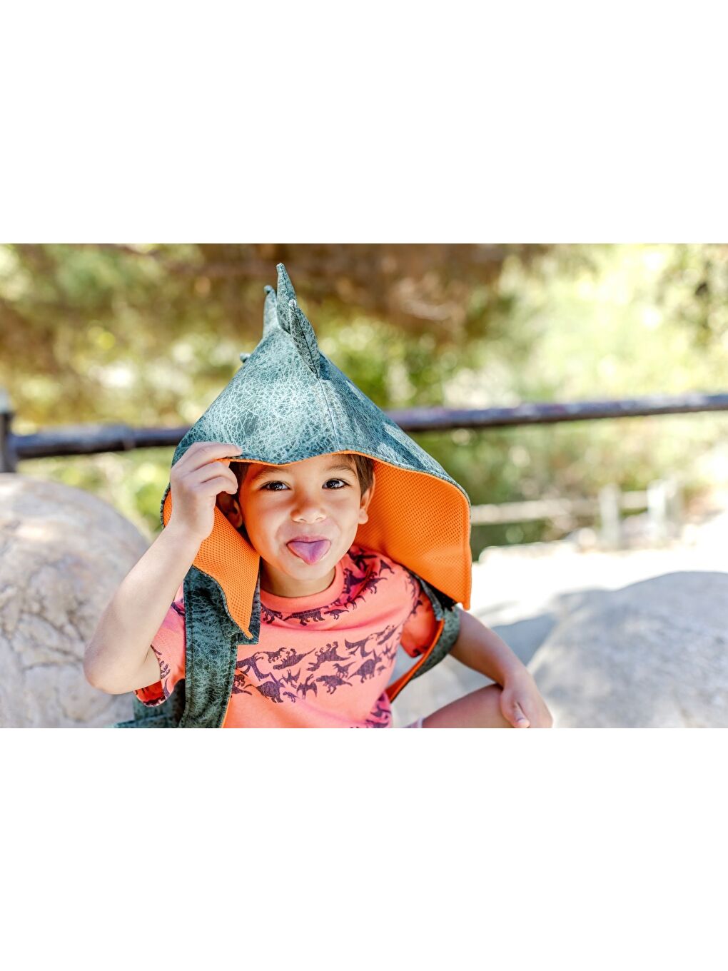 Morikukko Karışık Kids Dino Çıkabilir Kapüşonlu Çocuk Sırt Çantası - 8