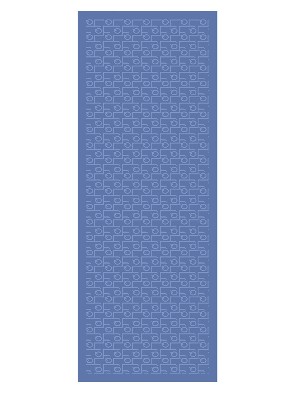 İpek Jakar Monogram Şal İndigo-4