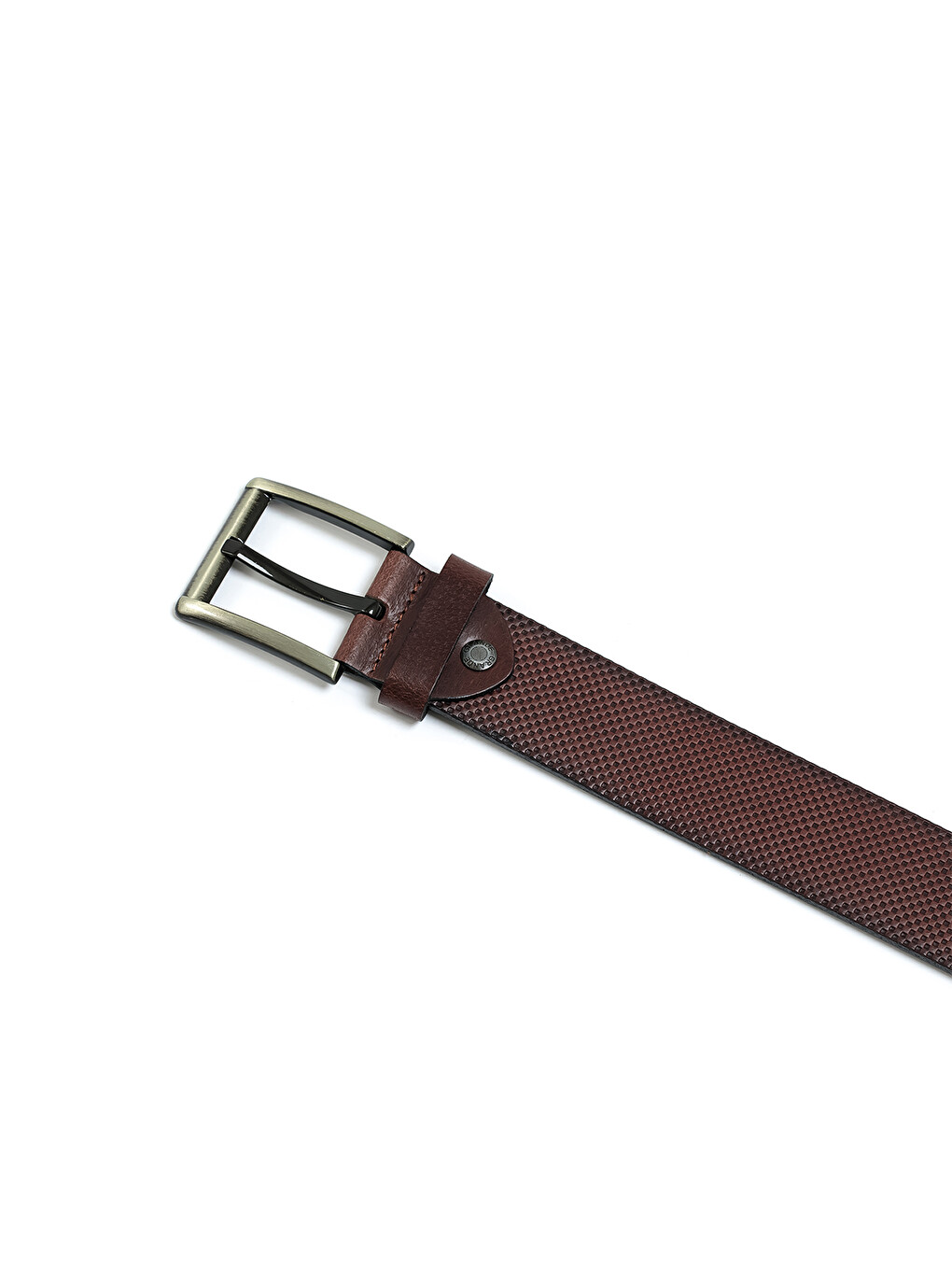 Kahverengi Erkek D-045-40 Jean Kemer (genişlik 4.5 Cm)-1