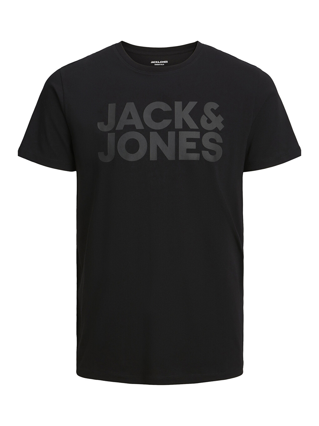 Siyah Jjecorp Pamuklu Slim Fit Bisiklet Yaka Erkek T Shirt 12151955-6